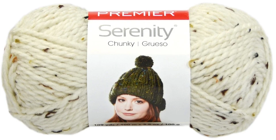 Hilo-crema de tweed grueso Premier Serenity Foto 1 de 1