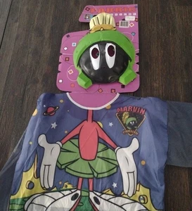 Vintage Marvin The Martian Costume Boys Large Looney Tunes 1992 Halloween S3 - Picture 1 of 23