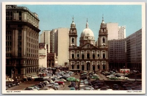 Candelária Church in Rio de Janeiro Brazil - Vintage Postcard - Bild 1 von 2