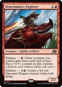 Draconautics Engineer 0121 ~ Rare NM MTG Aetherdrift - Picture 1 of 1