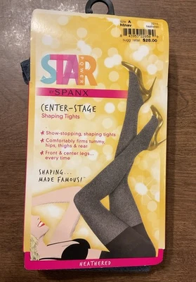 Medias moldeadoras Spanx Star Power Center Stage jaspeadas azul marino talla A nuevas con etiquetas Foto 1 de 4