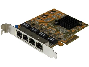 StarTech.com 4-Port PCI Express Gigabit Network Adapter Card, Quad-Port PCIe - Picture 1 of 5