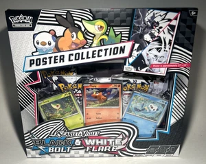 Pokemon Black Bolt And White Flare Unova Poster Collection Box | SIGILLATO IN FABBRICA - Foto 1 di 2