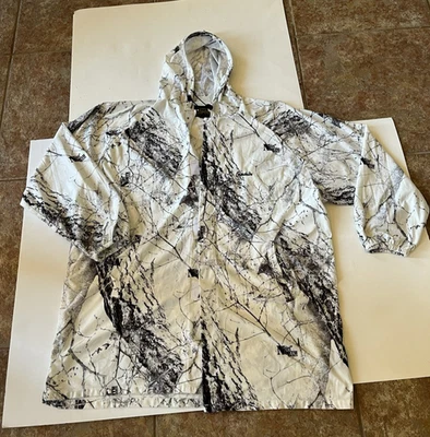 Gamehide Shirt Men’s L White Naked North Camo Hoodie Lightweight Shell Hunting - Image 1 of 4