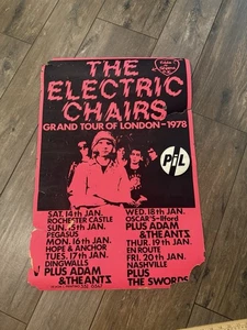 De colección 1978 Wayne County + The Electric Chairs Your Poster Adam + The Ants PIL - Imagen 1 de 7