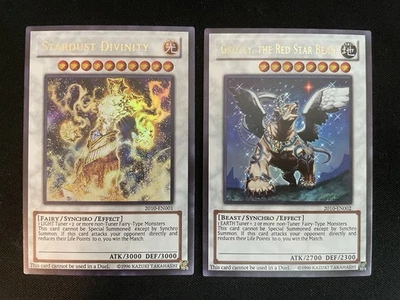 CUSTOM Stardust Divinity 2010-EN001 & Grizzly, the Red Star Beast 2010-EN002 - Image 1 of 4