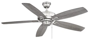 Wind Star 52" Ceiling Fan in Brushed Pewter by Savoy House - 52-830-5RV-187 - Picture 1 of 9