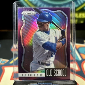 2021 Panini Prizm Ken Griffey Jr Baseball Old School Purple Prizm OS-2 - Picture 1 of 6