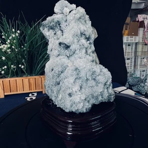 9,68 lb TOP Cristal Flor Cuarzo Natural Espécimen Mineral Curación Decorativa - Imagen 1 de 10