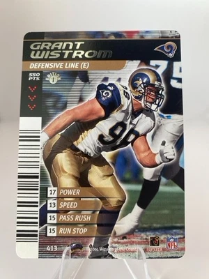 Grant Wistrom 2002 NFL Showdown Base #413 1st Edition Rams - Image 1 of 2