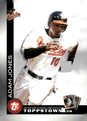 2010 Topps #TTT20 Adam Jones Ticket to Topps Town - Image 1 of 2