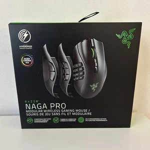 NEW Razer Naga Pro Modular Wireless Gaming Mouse w/ Interchangeable Side Plates - Afbeelding 1 van 5