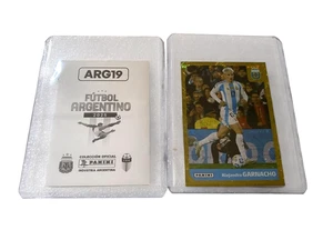 2025 Panini Futbol Argentino Gold Sticker #19 Alejandro Garnacho Brand New - Picture 1 of 2