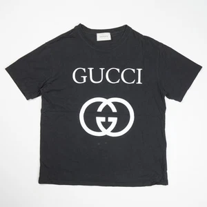 Gucci Herren T-Shirt mit Logo-Print XL schwarz - Bild 1 von 5