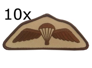 10 x Fallschirmregiment Luftgestützte Wüste gedämpfte Flügel Para Abzeichen Armee Militär - Bild 1 von 1