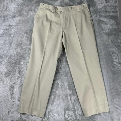 Pantalones de vestir Ralph Lauren LRL para hombre 37x29 (38x30) beige tostado oficina entrevista Foto 1 de 4