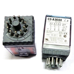 2Pcs Comat C3-A30DX DC24V Electromagnetic Relay 11Pins - Picture 1 of 1