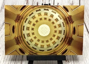 Interior~Rotunda In Old Capitol Museum Jackson Mississippi~Vintage Postcard - Picture 1 of 4