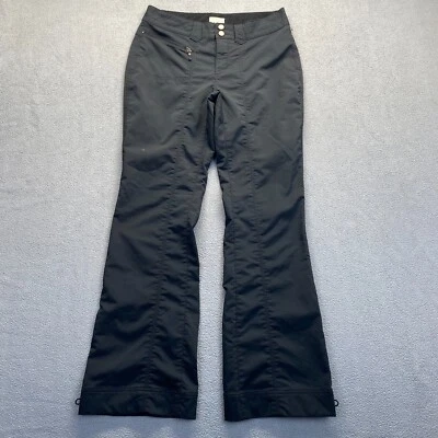 Pantalones de senderismo Royal Robbins Bootcut utilitarios para mujer talla 10 negros Foto 1 de 4