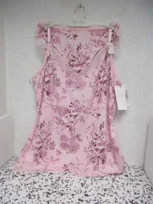 Jessica Simpson Juego Cami 2 Piezas Estampado Rosa Talla Mediana ¡Nuevo!!!! Foto 1 de 2