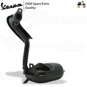 MARMITTA SCARICO TIPO ORIGINALE NERA PIAGGIO VESPA PK 50 S XL - Foto 1 di 2