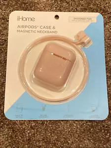 iHome AirPods Case & Magnet Nackenbügel NEU Versiegelt Rosa - Bild 1 von 2