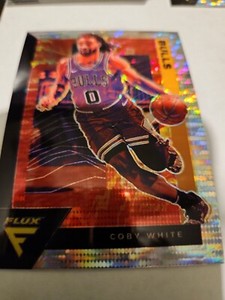 2020-21 Panini Flux Silver Pulsar Prizm Card SP #26 Coby White