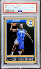 Victor Oladipo 2013-14 Panini Hoops Gold RC Rookie #262 Orlando Magic PSA 9