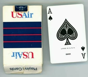 Us Air Cards Playing Deck Airline Plane Passenger Pittsburgh PA Usa Defunct - Picture 1 of 2