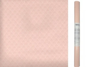 Lot of 10 Rolls Wallpaper Peach Vinyl Geometric York Carey Lind Designs PH 9013 - Picture 1 of 7