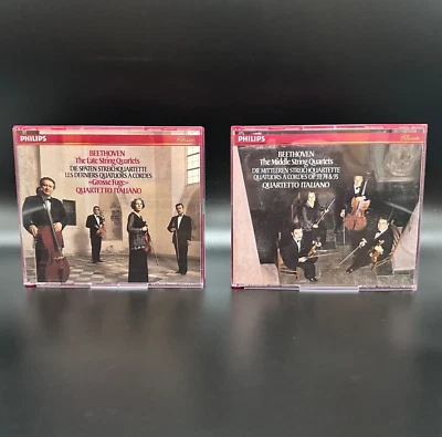 Beethoven MIDDLE & LATE STRING QUARTETS Quartetto Italiano [Philips 7 CD Set] NM - Image 1 of 4
