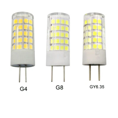 G4/G8/GY6.35(GX6.35) LED bulb 64-2835 SMD 5W AC/DC 12V Lamp Ceramics Light - Image 1 of 4