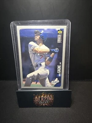 1996 Upper Deck Collector's Choice #579 Greg Gagne Silver Signature - Image 1 of 2