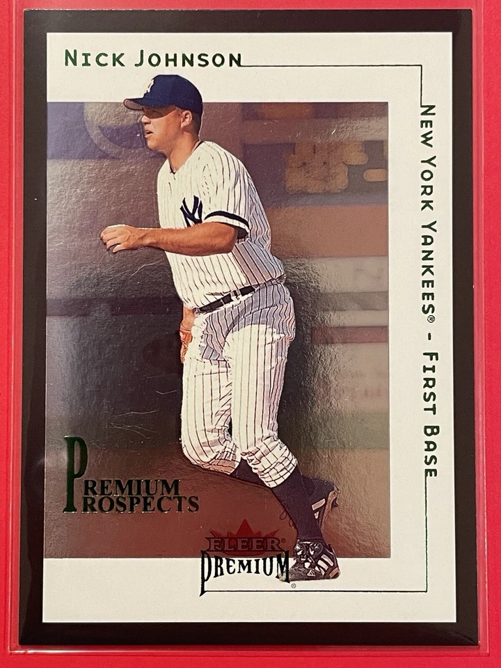 2001 Fleer Premium Nick Johnson /1999 #201 Baseball New York Yankees - Image 1 of 3