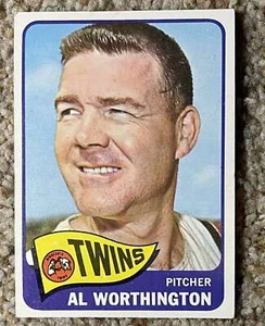 Al Worthington - 1965 Topps # 216 - scuffing at upper left - Bild 1 von 2