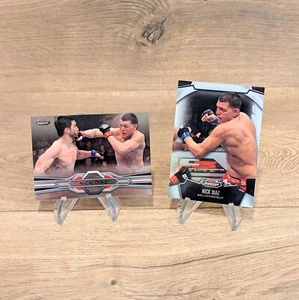 2012 RC & 2013 Nick Diaz Topps UFC Finest One Refractor Lot - Picture 1 of 7