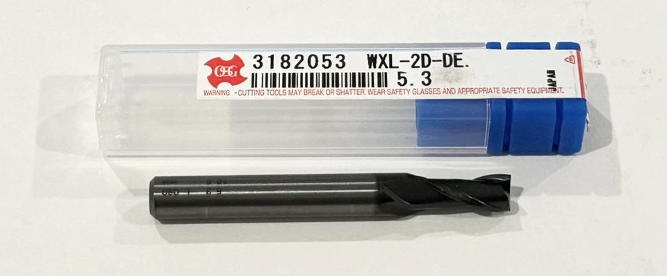 OSG 5.3mm Carbide End Mill 2 Flute Cr Coated 3182053 - Image 1 of 1