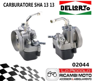 02044 CARBURATORE DELL'ORTO SHA 13 13 2T CICLOMOTORE PIAGGIO CIAO 50 ARIA MANUAL - Foto 1 di 1