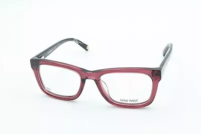 NINE WEST NW5103 603 Bordeaux Crystal 51-18-135 Eyeglass Frames Flex Hinge X733 - Image 1 of 4