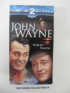 John Wayne The Early And Later Years 2 Box Set VHS Movies - Picture 1 of 3