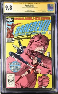 Daredevil #181 CGC 9.8 2XSS SIGNED Frank Miller & Klaus Janson, Death Elektra B - Picture 1 of 2