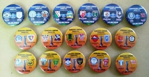 All 2020 - 2021 EUROPA LEAGUE EL CHL Qualifying Round eurocups match badges - Picture 1 of 26