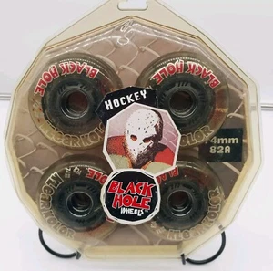 Vintage Black Hole 74 mm Roller Blade Inline Wheels Hockey 82A KlearKolor - NOS - Picture 1 of 9