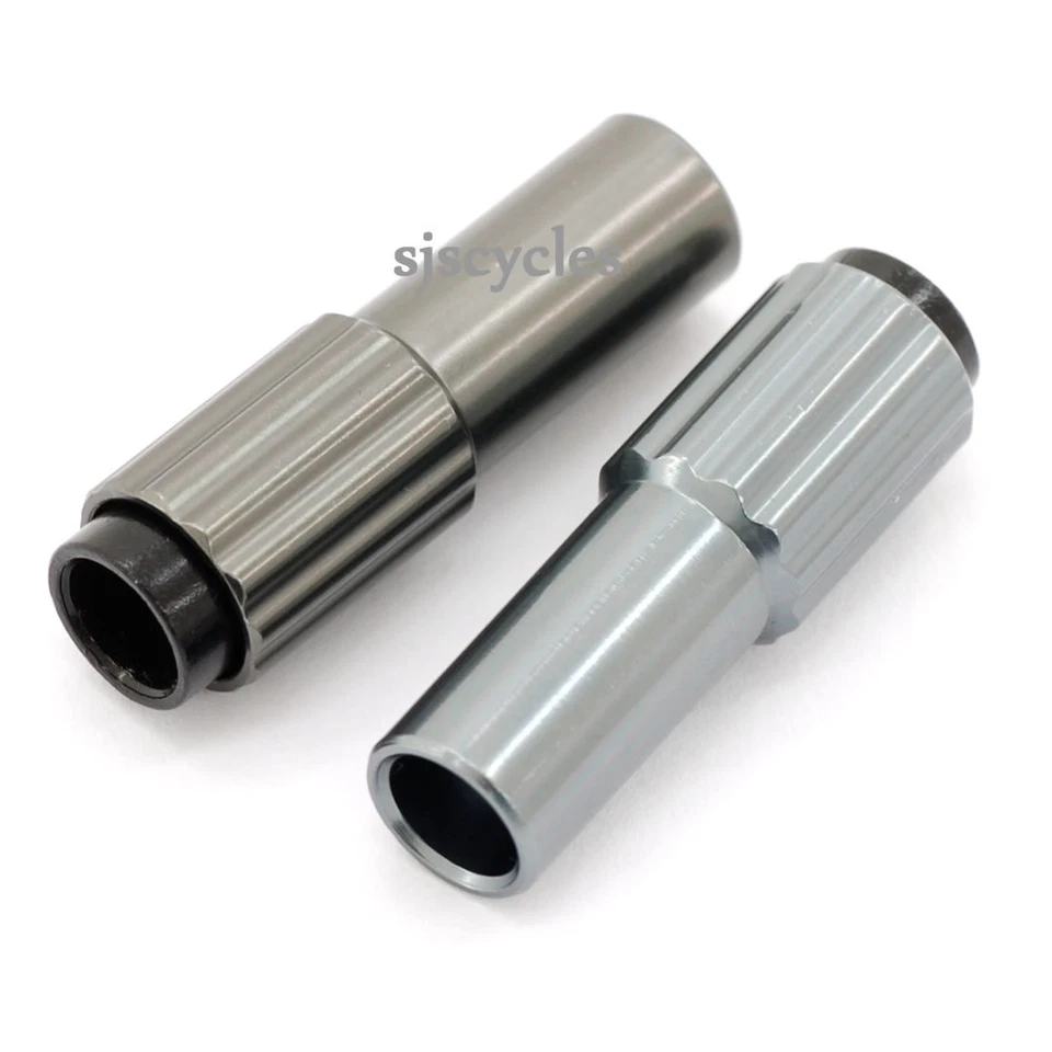 Mini ajustadores de cable en línea Jagwire para carcasa de cambio de 4 mm - par, gris titanio Foto 1 de 1