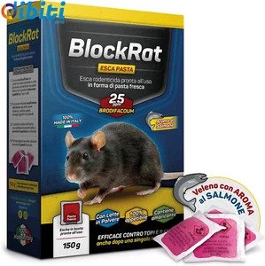 Veleno per Topi Professionale, Esca Topicida Ratticida in Bustine di Pasta Fresc - Foto 1 di 12