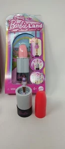 Barbieland Lipstick Mystery Mini Black Haired Doll Figure 1.5in One Barbie Land - Picture 1 of 1