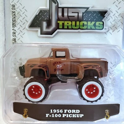 Jada Toys Just Trucks 1956 Ford F100 Pickup Wave 19 Jr's Custom Garage  - Image 1 of 4