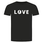 Love Dart T-Shirt - Schiessen Volltreffer Zielscheibe Pfeil Kneipe