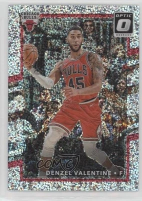 2017-18 Panini Donruss Optic White Sparkle Prizm Denzel Valentine #24 - Image 1 of 2