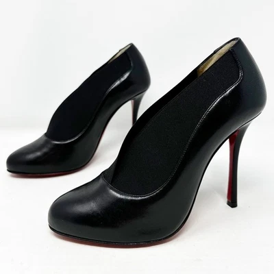 Christian Louboutin Toot Couverte Botín Cuero Negro EU 36.5 Foto 1 de 4